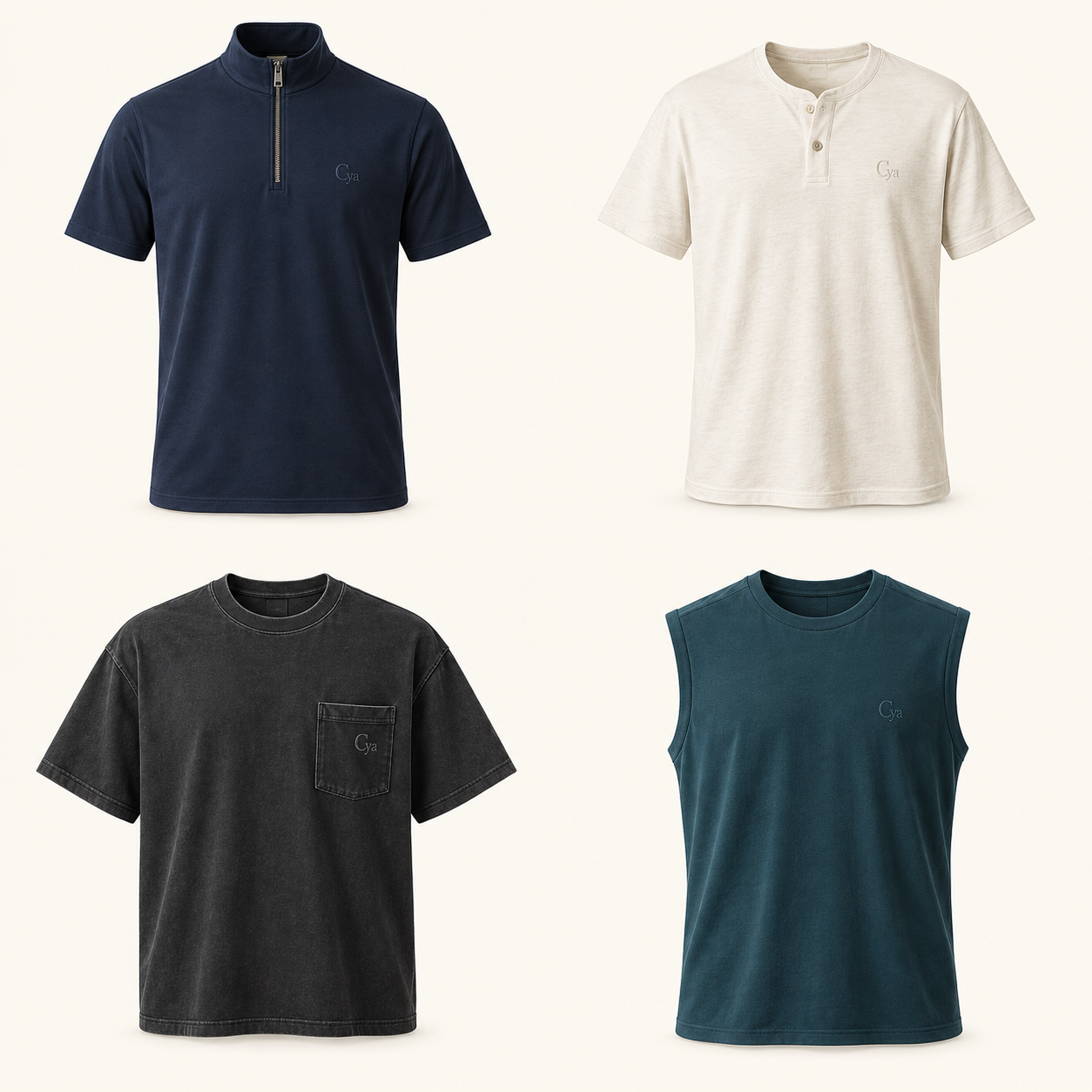 Day Half Zip — product concept